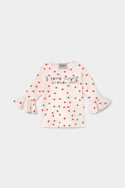 Bobo Choses Dots Ruffle Swim Top