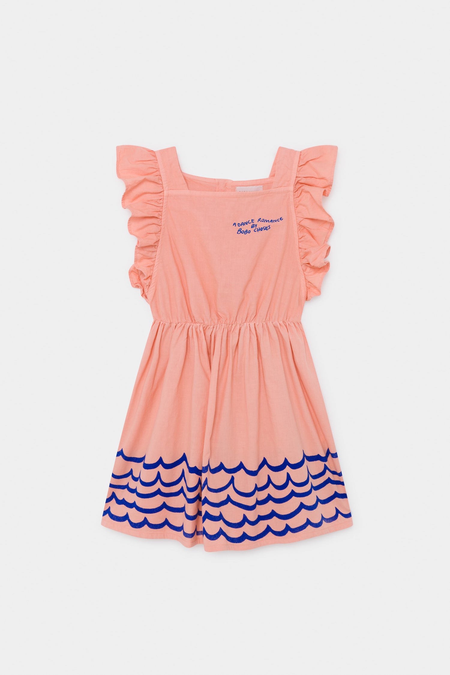 Bobo Choses Waves Woven Ruffle Dress