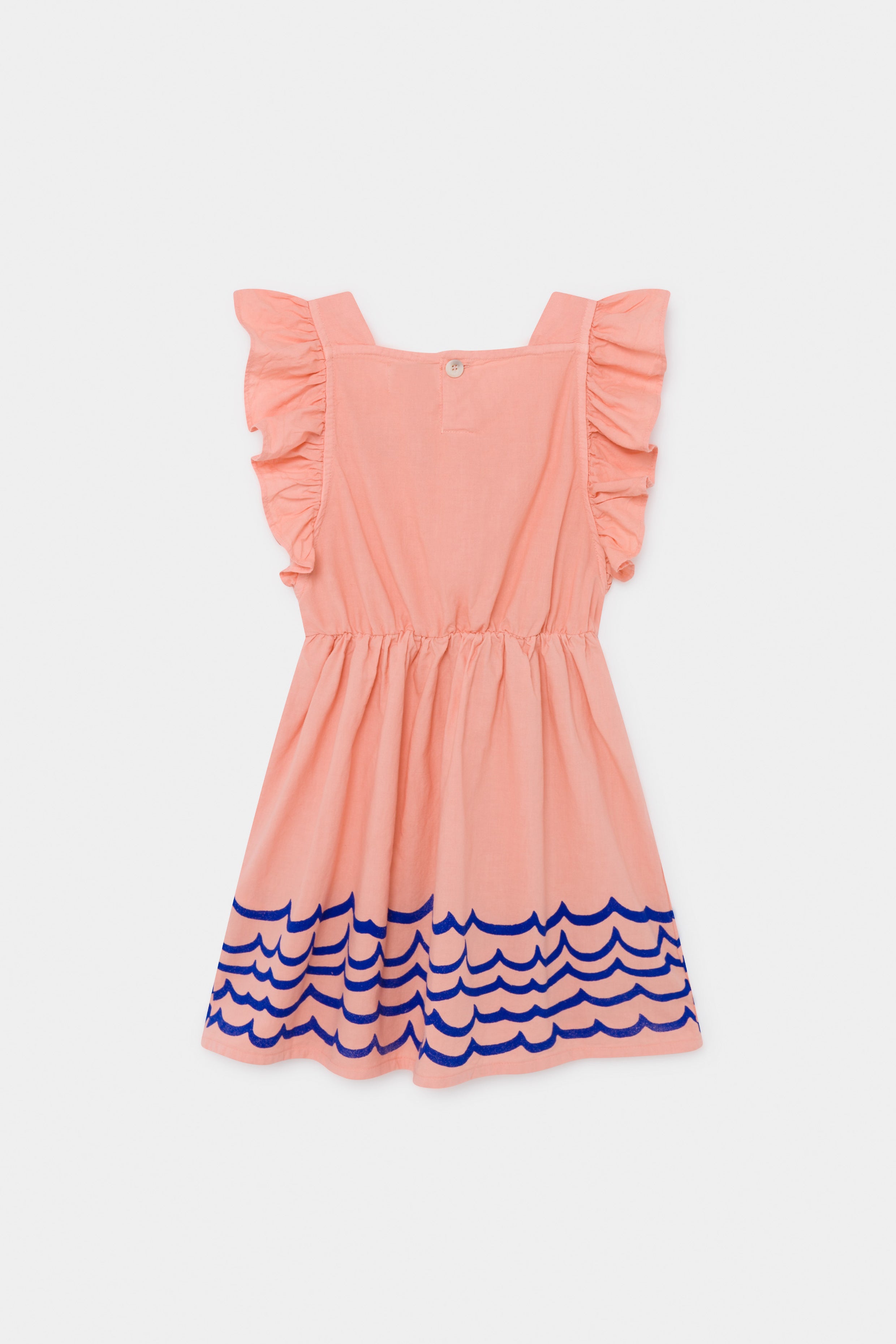 Bobo Choses Waves Woven Ruffle Dress