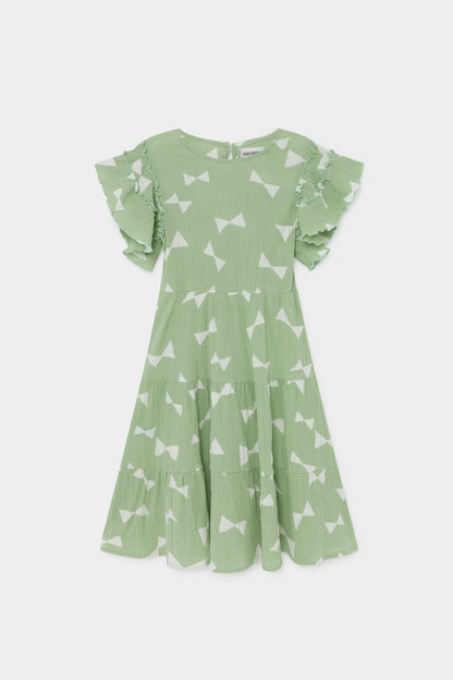 Bobo Choses All Over Bow Flamenco Dress