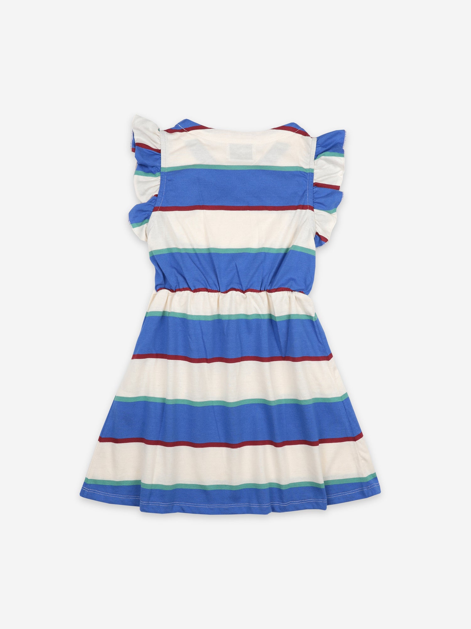 Bobo Choses Stripes Jersey Ruffle Dress