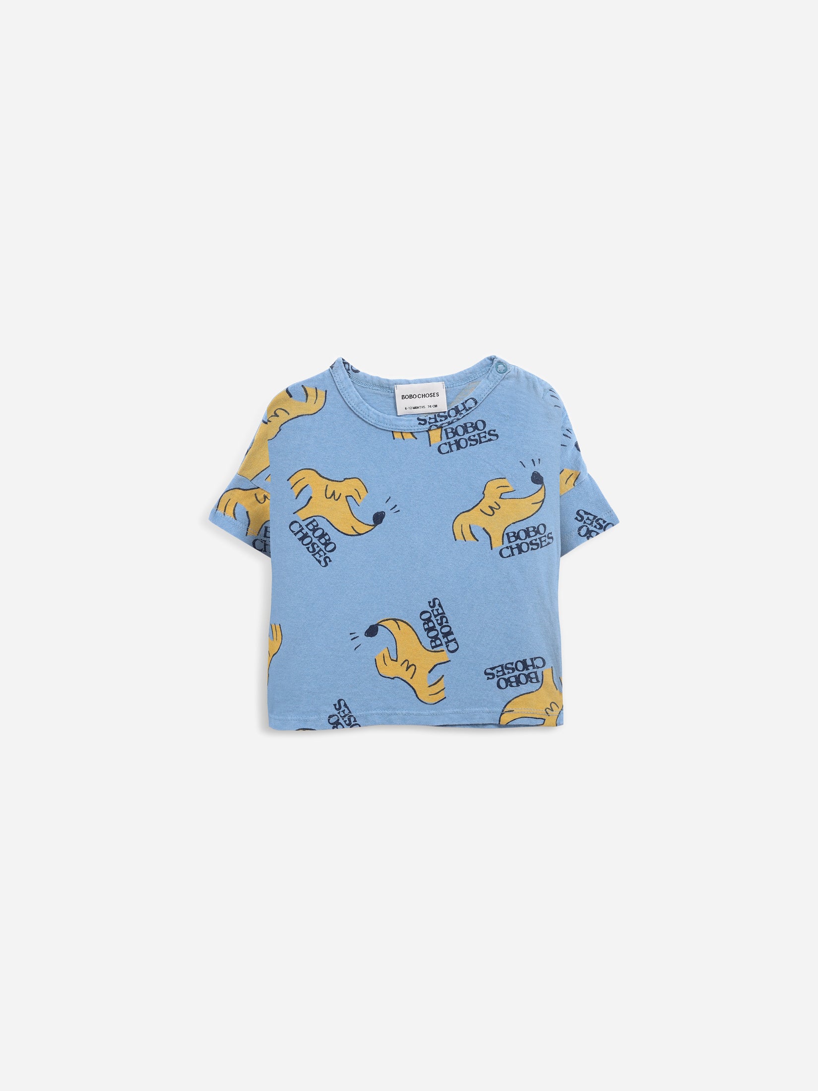 Bobo Choses Sniffy Dog All Over Short Sleeve T-Shirt – Dreams of