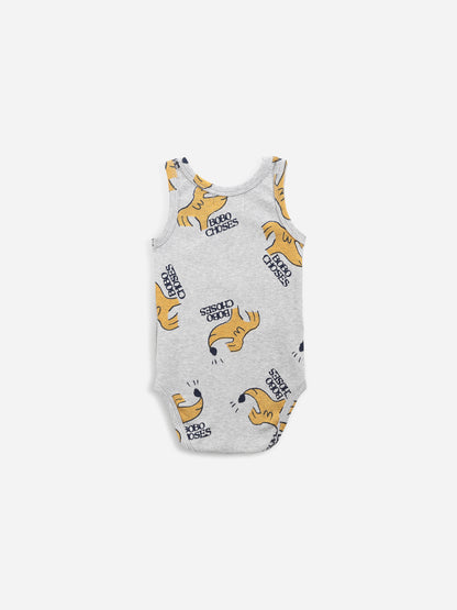 Bobo Choses Sniffy Dog All Over Sleeveless Bodysuit