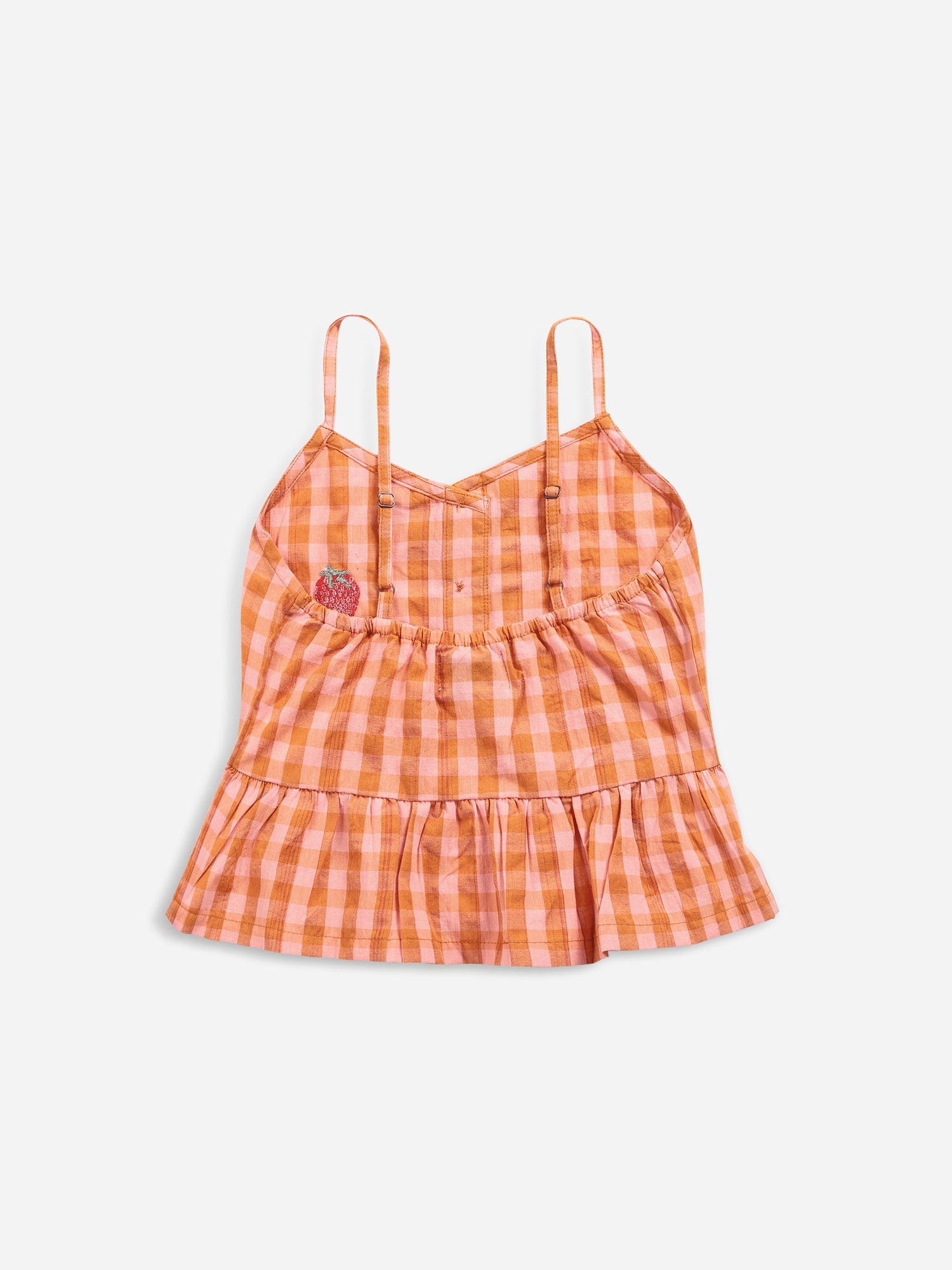 Bobo Choses Vichy Woven Tank Top