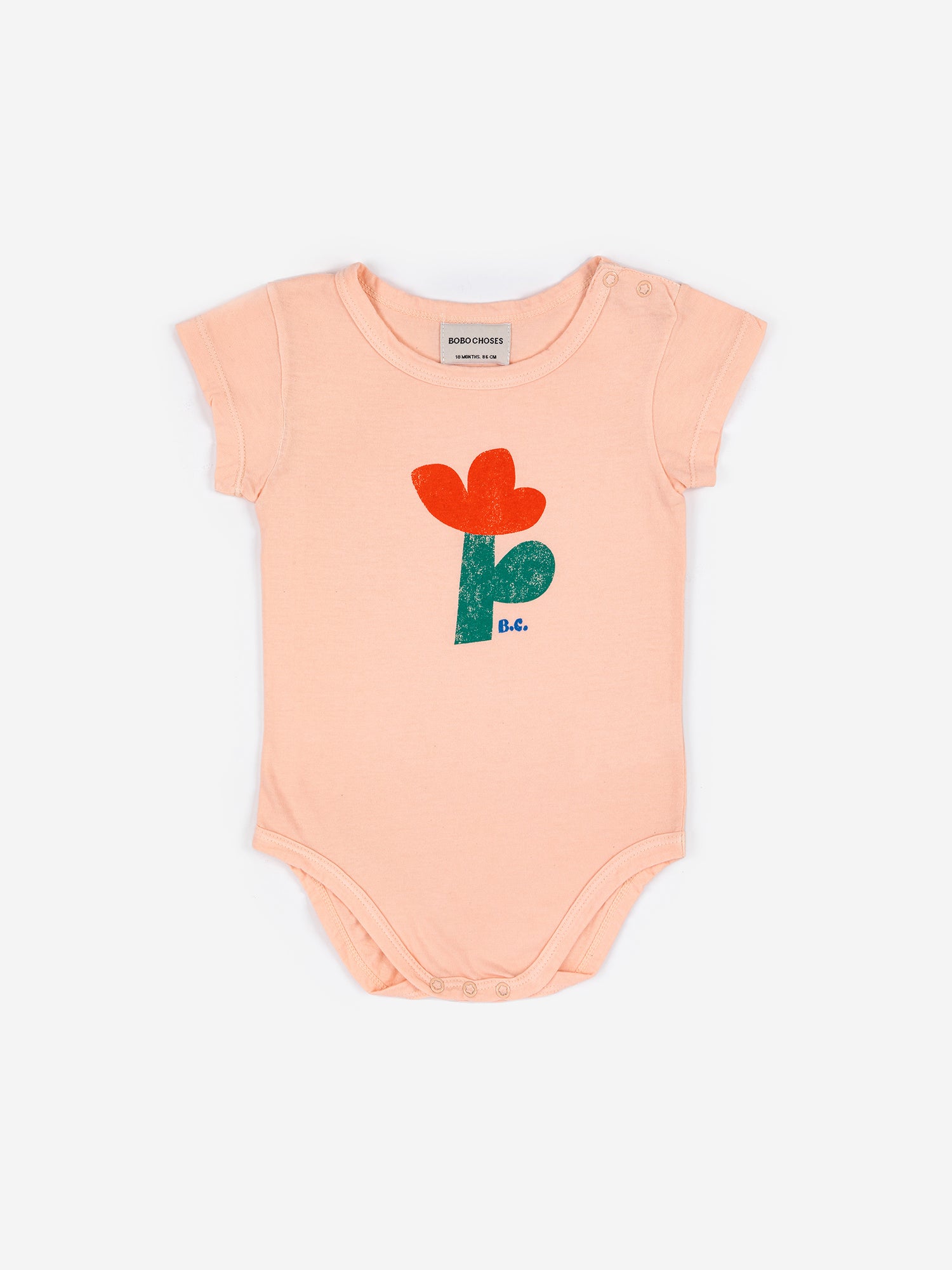 Bobo Choses Sea Flower Short Sleeve Bodysuit