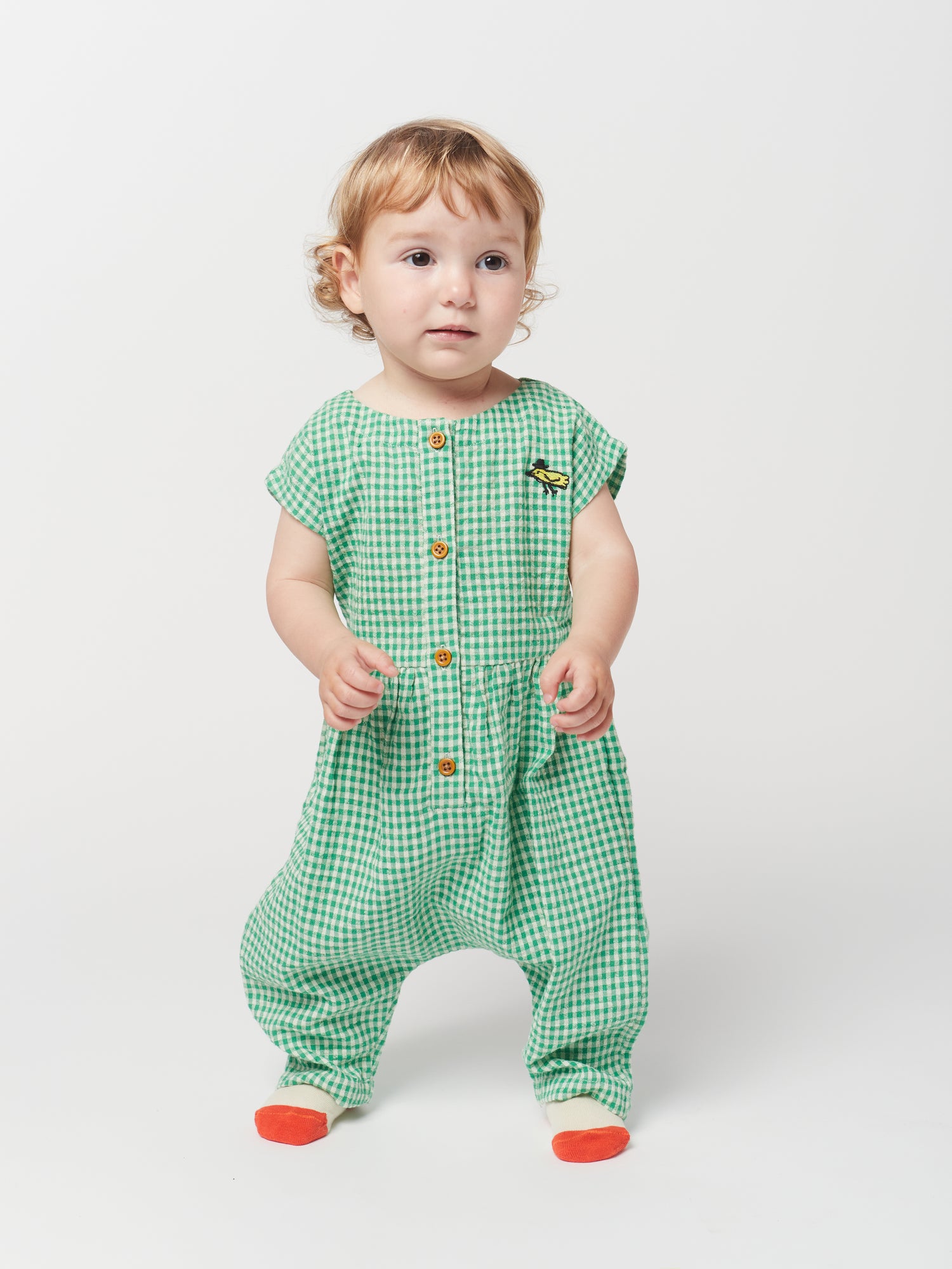 Bobo Choses Vichy Overall