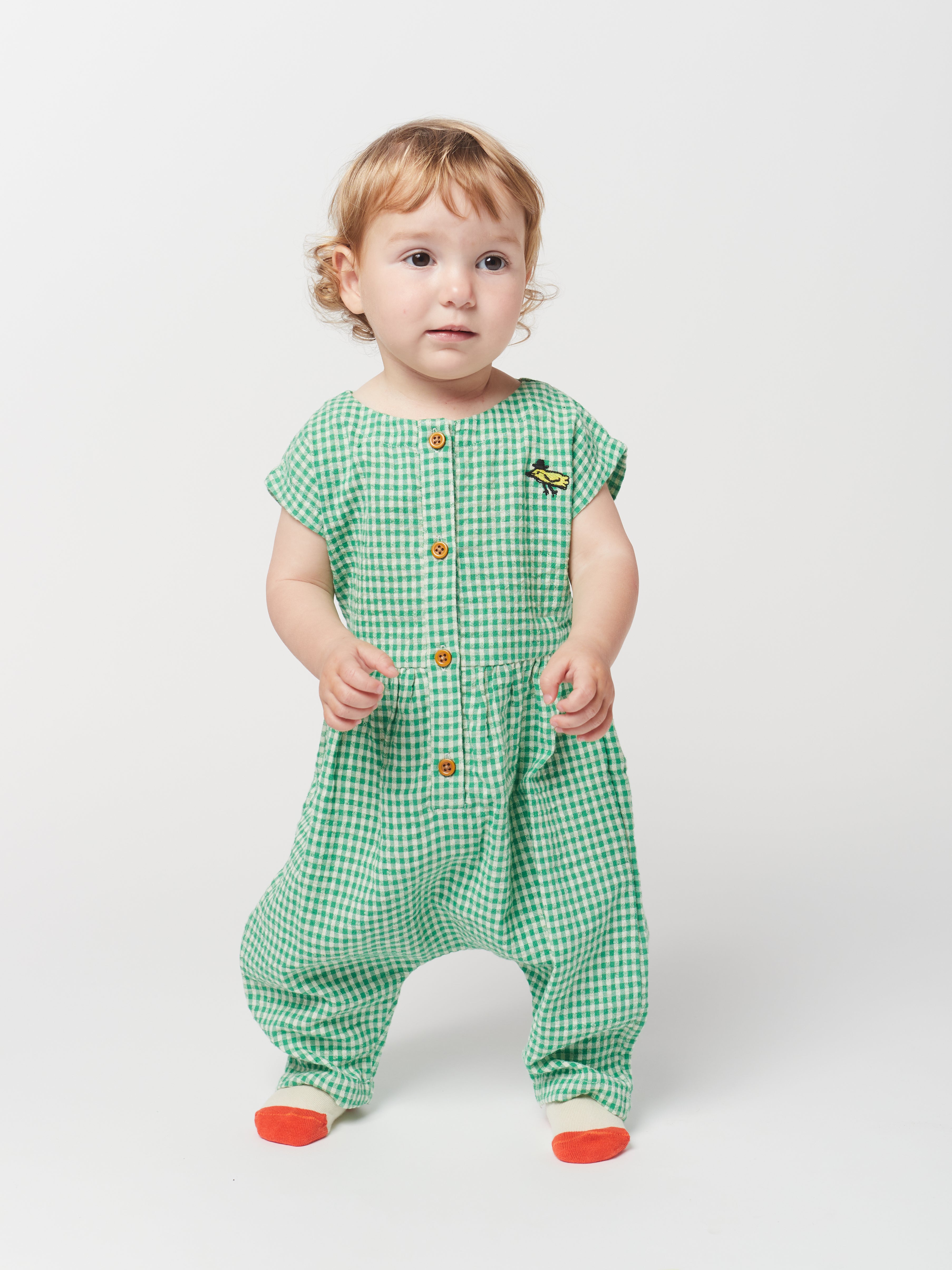 Bobo Choses Vichy Overall