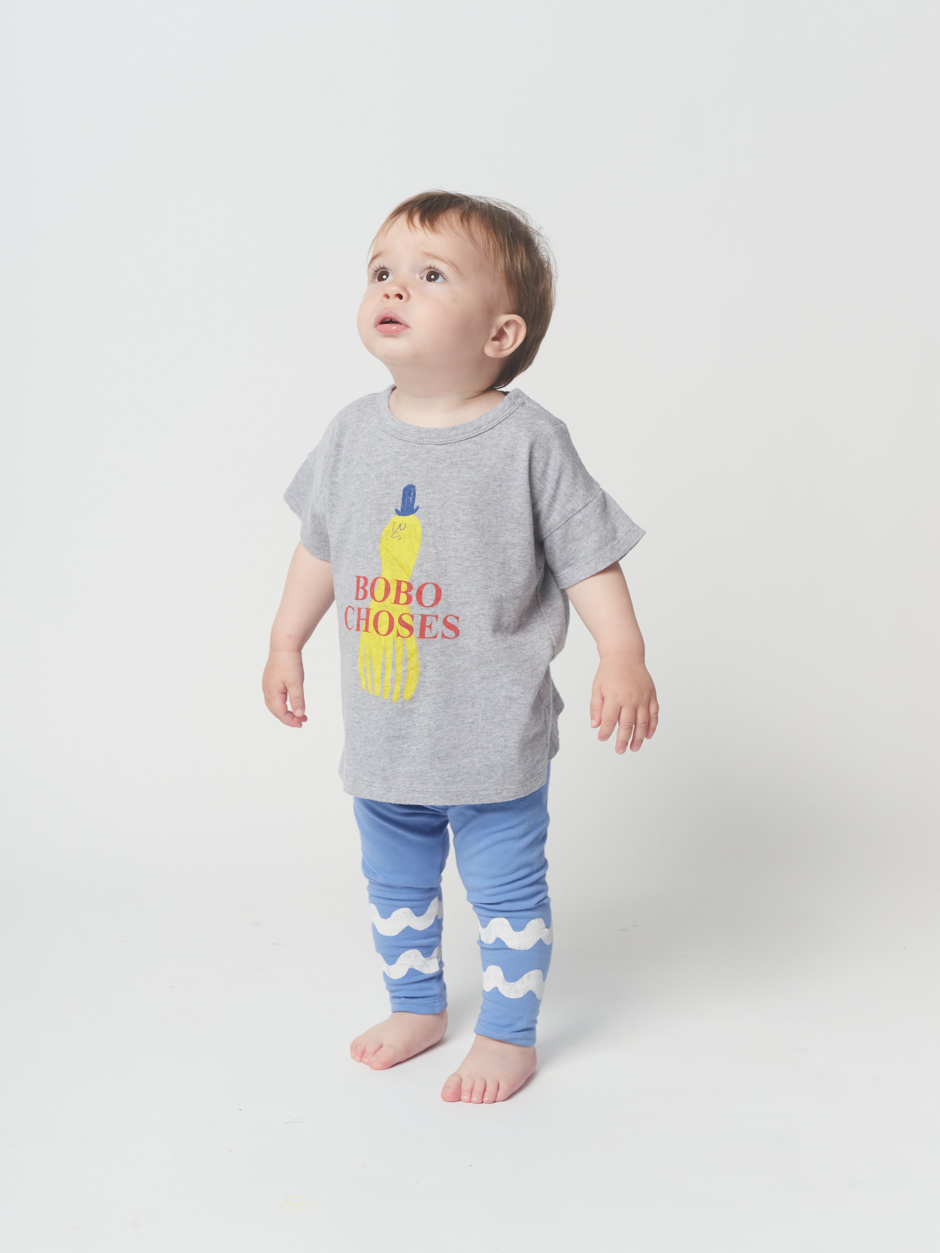 Bobo Choses Waves Blue Leggings