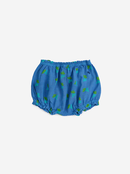 Bobo Choses Sea Flower All Over Woven Ruffle Bloomer