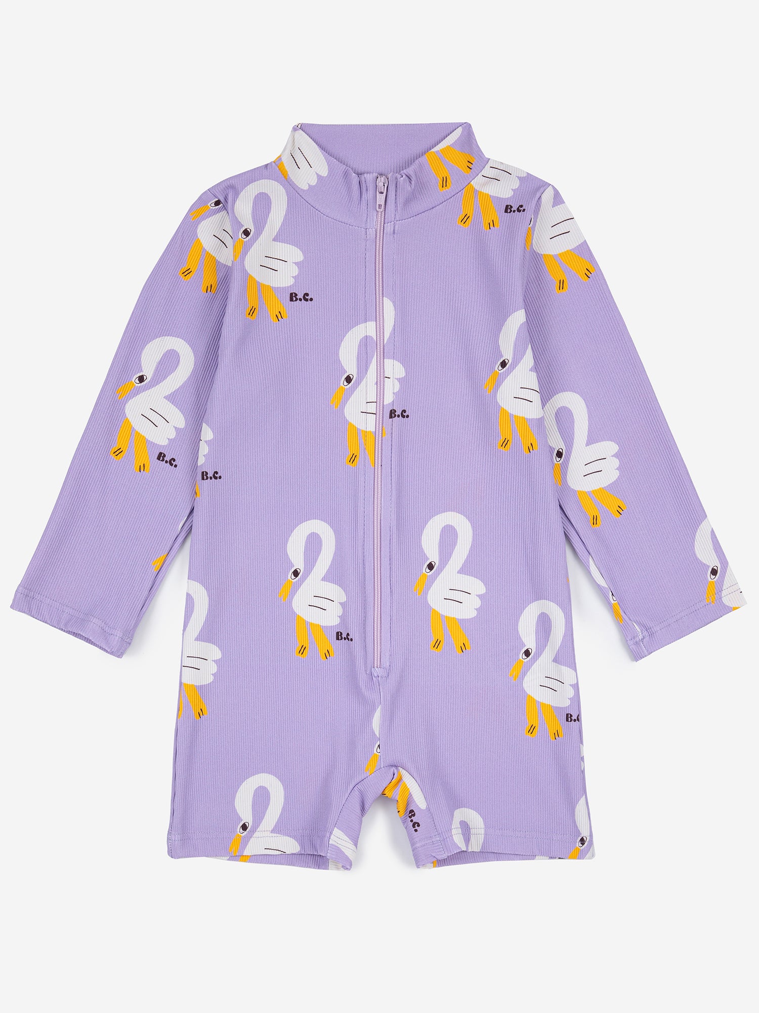 Bobo Choses Pelican All Over Swim Playsuit