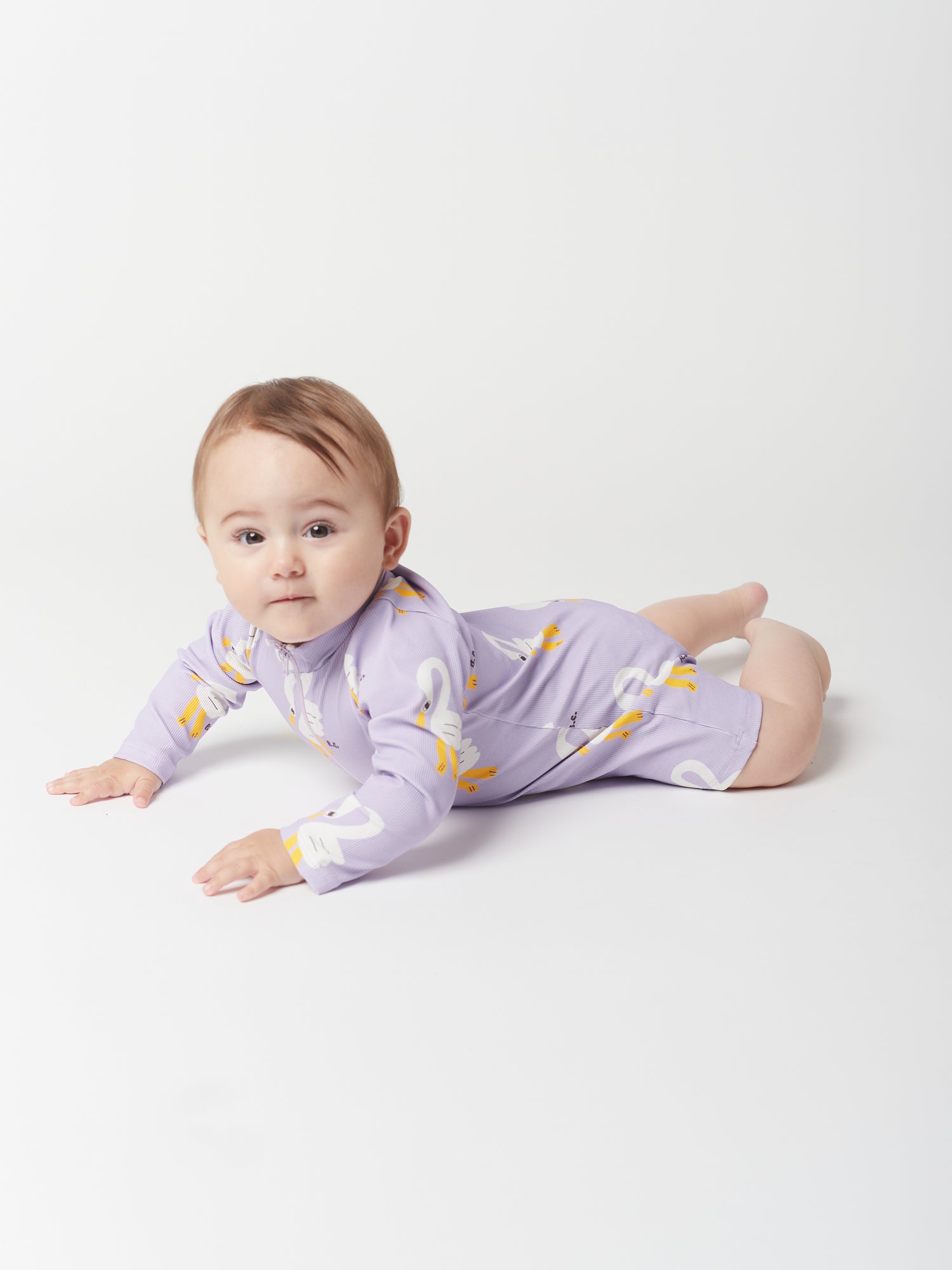 Bobo Choses Pelican All Over Swim Playsuit