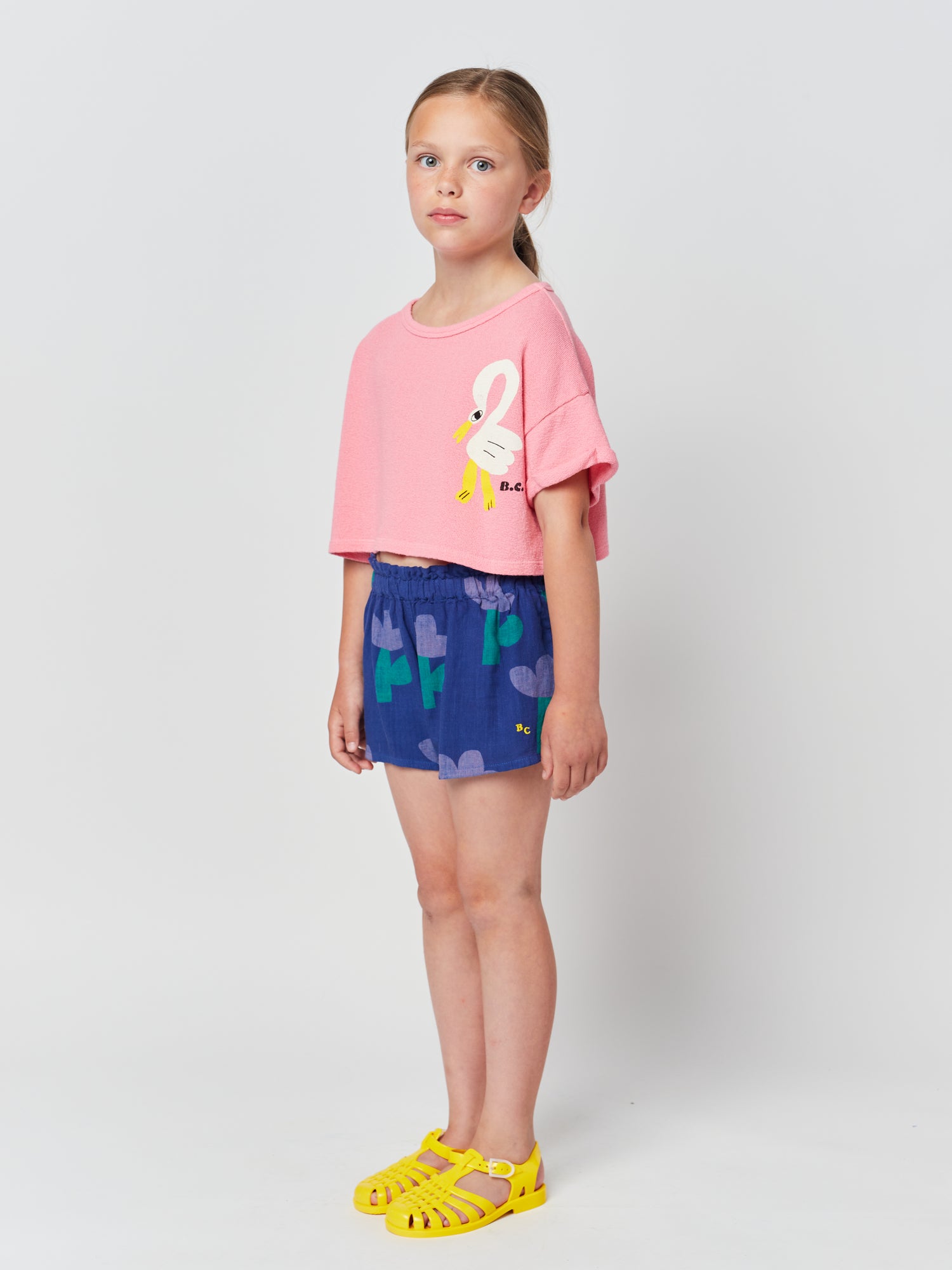 Bobo Choses Sea Flower All Over Woven Shorts