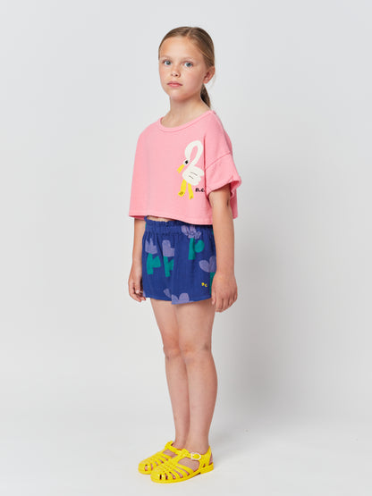 Bobo Choses Sea Flower All Over Woven Shorts