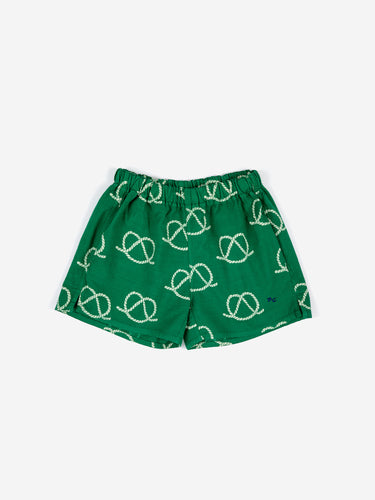 Bobo Choses Sail Ropes All Over Woven Shorts