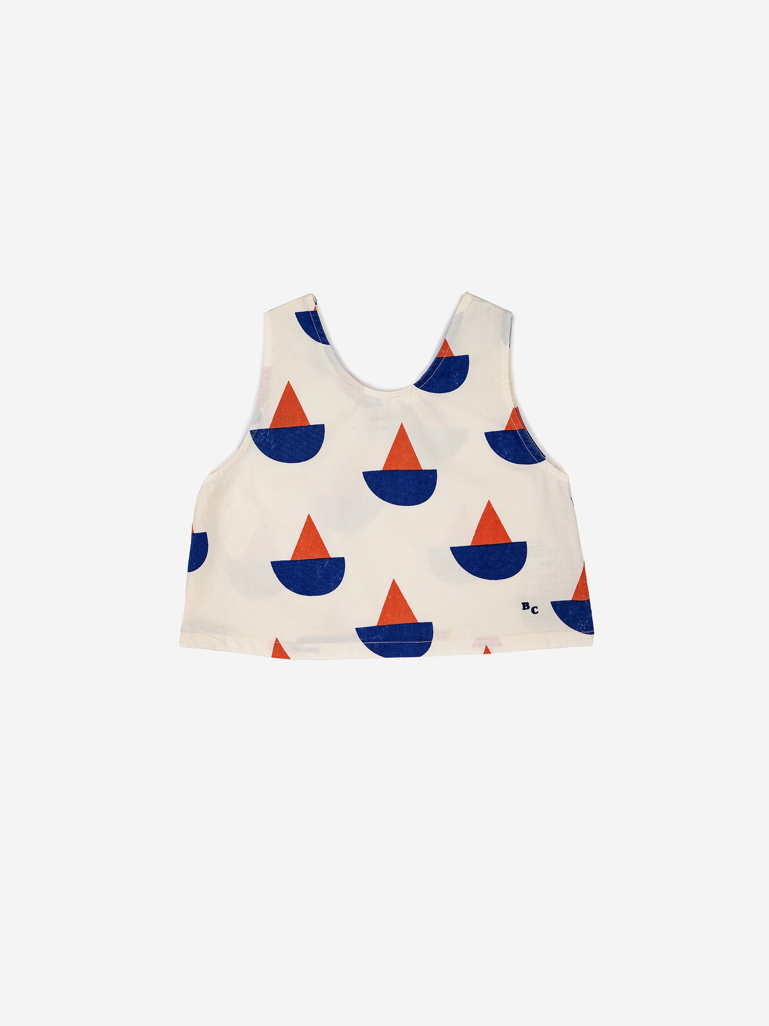 Bobo Choses Sail Boat All Over Woven Tank Top