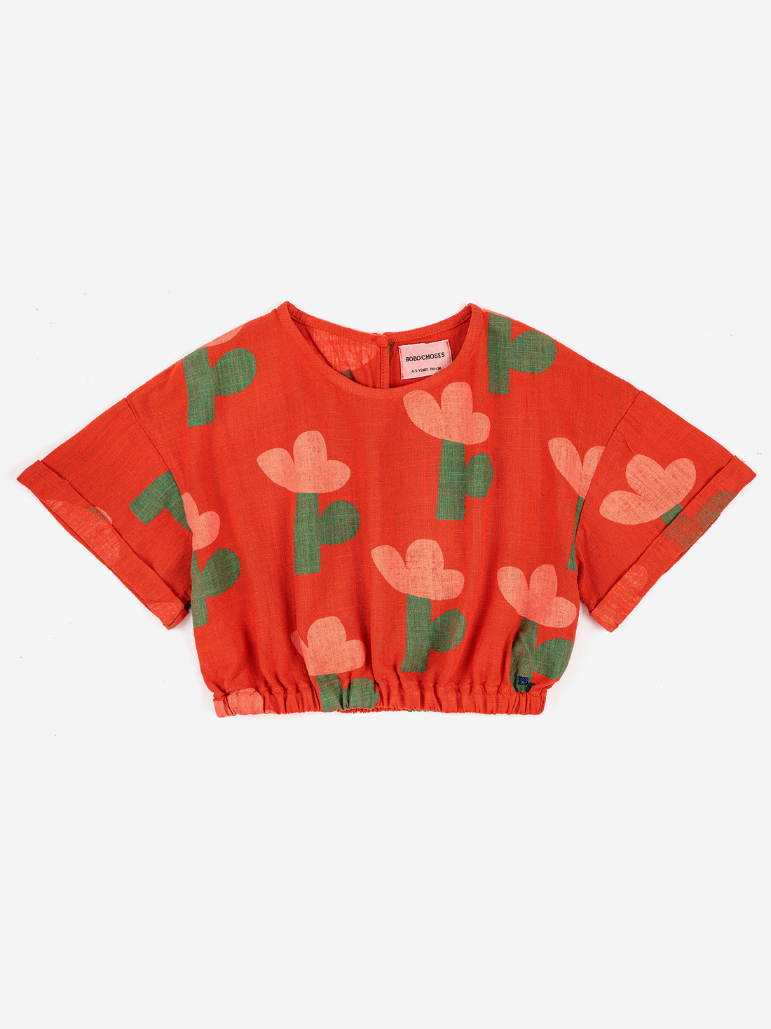 Bobo Choses Sea Flower All Over Woven Short Sleeve