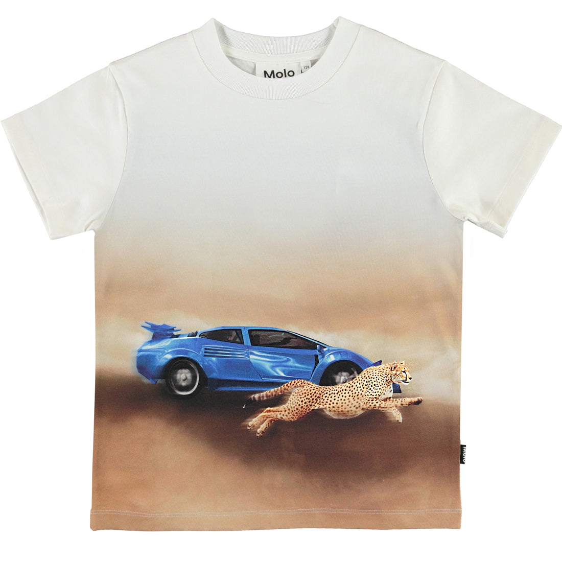 Molo Rame Shortsleeve Tee - Car Race Cheetah