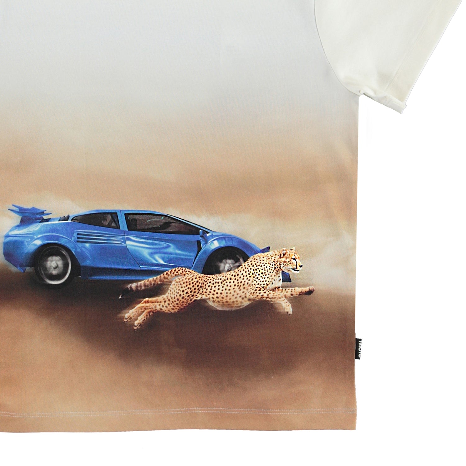 Molo Rame Shortsleeve Tee - Car Race Cheetah