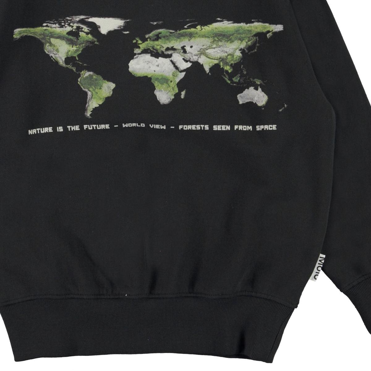 Molo Mattis Sweatshirt - Black/Nature Is The Future