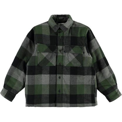 Molo Hayes Long Sleeve Shirt Jacket- Check