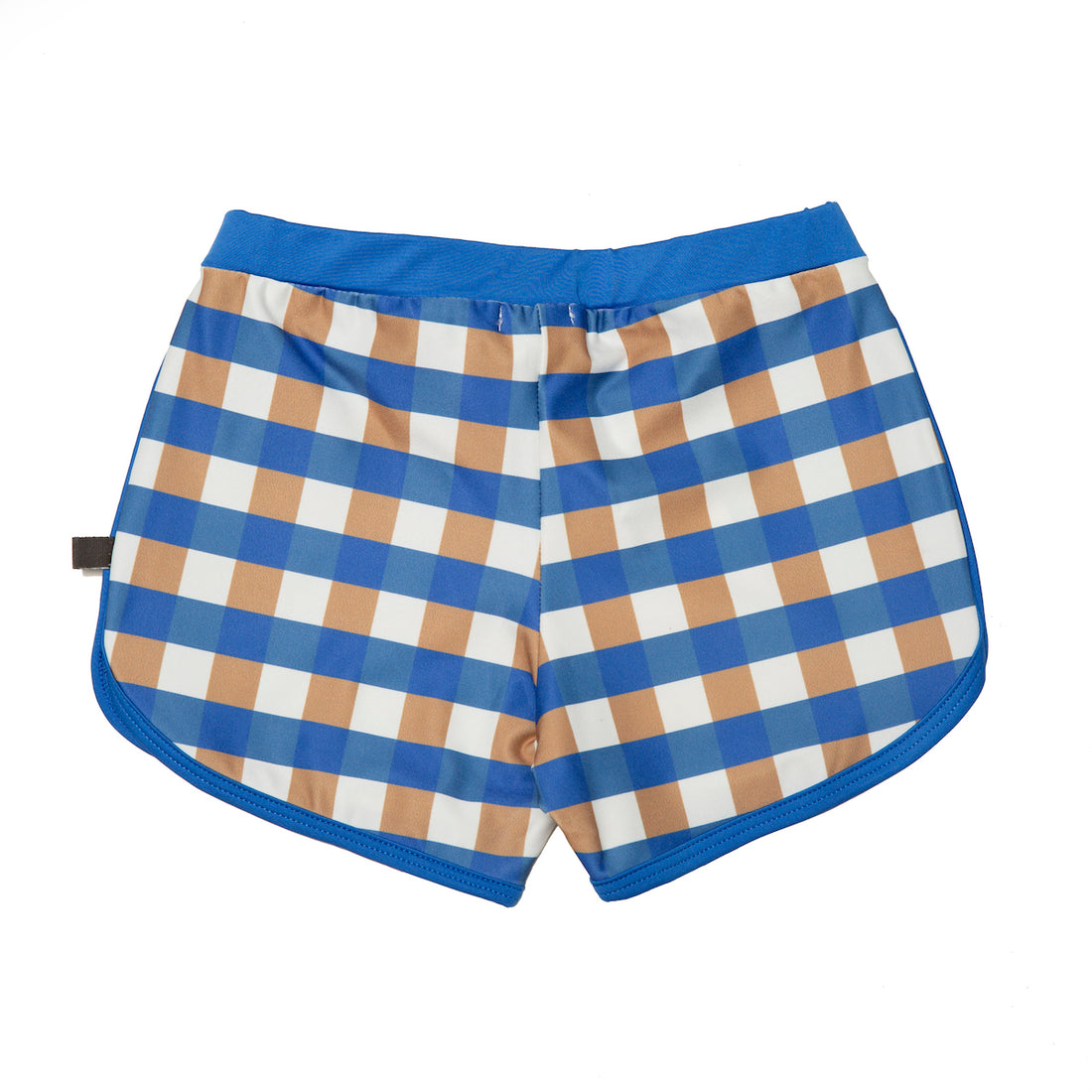 Oeuf Swim Short - Sky Blue/Gingham