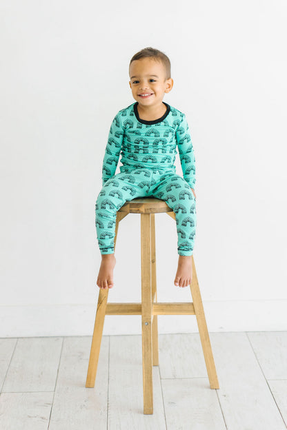 Kickee Pants Print Long Sleeve Pajama Set - Glass Spring Toy