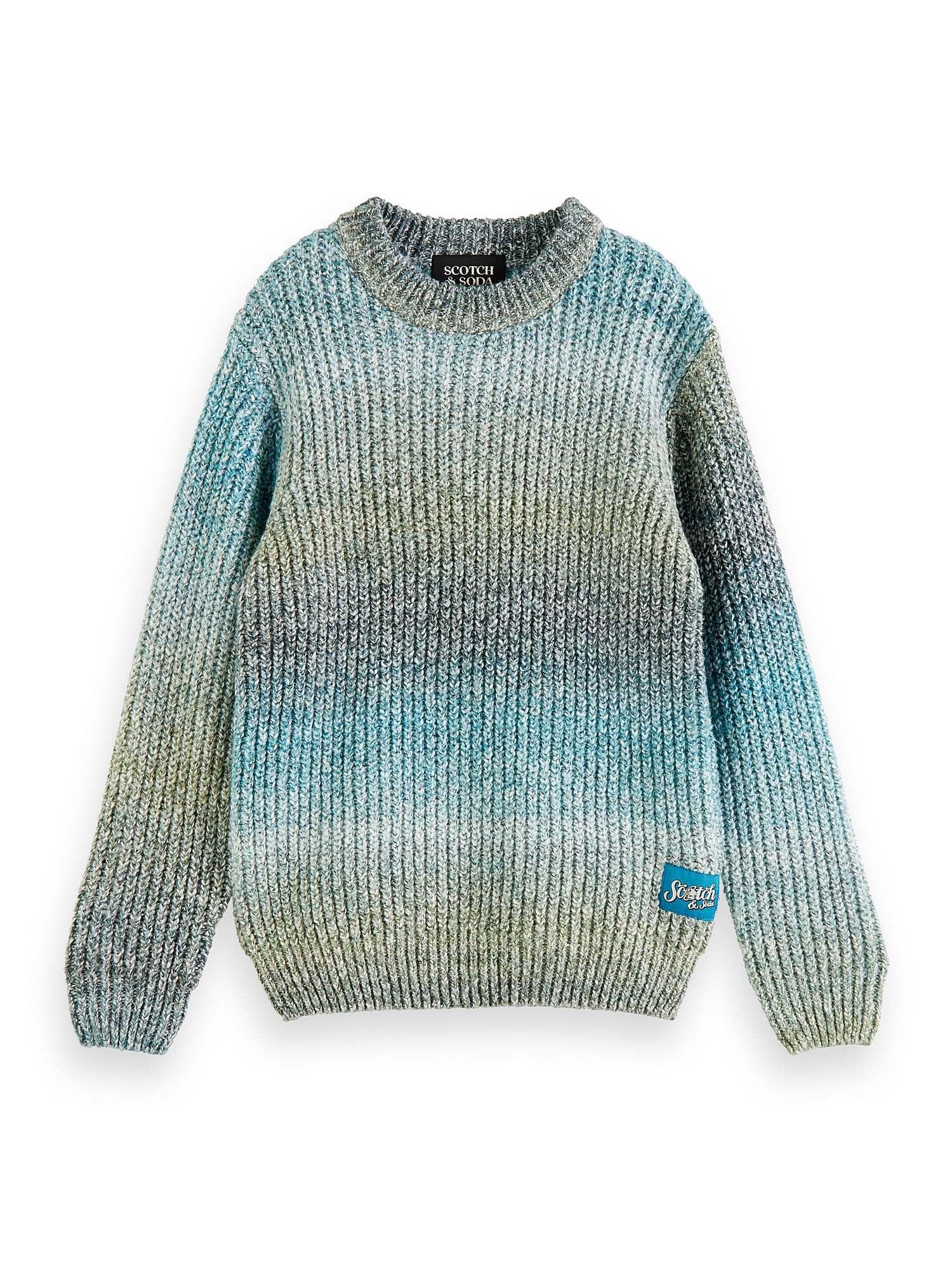 Scotch &amp; Soda Boys Gradient Crewneck Pullover - Teal