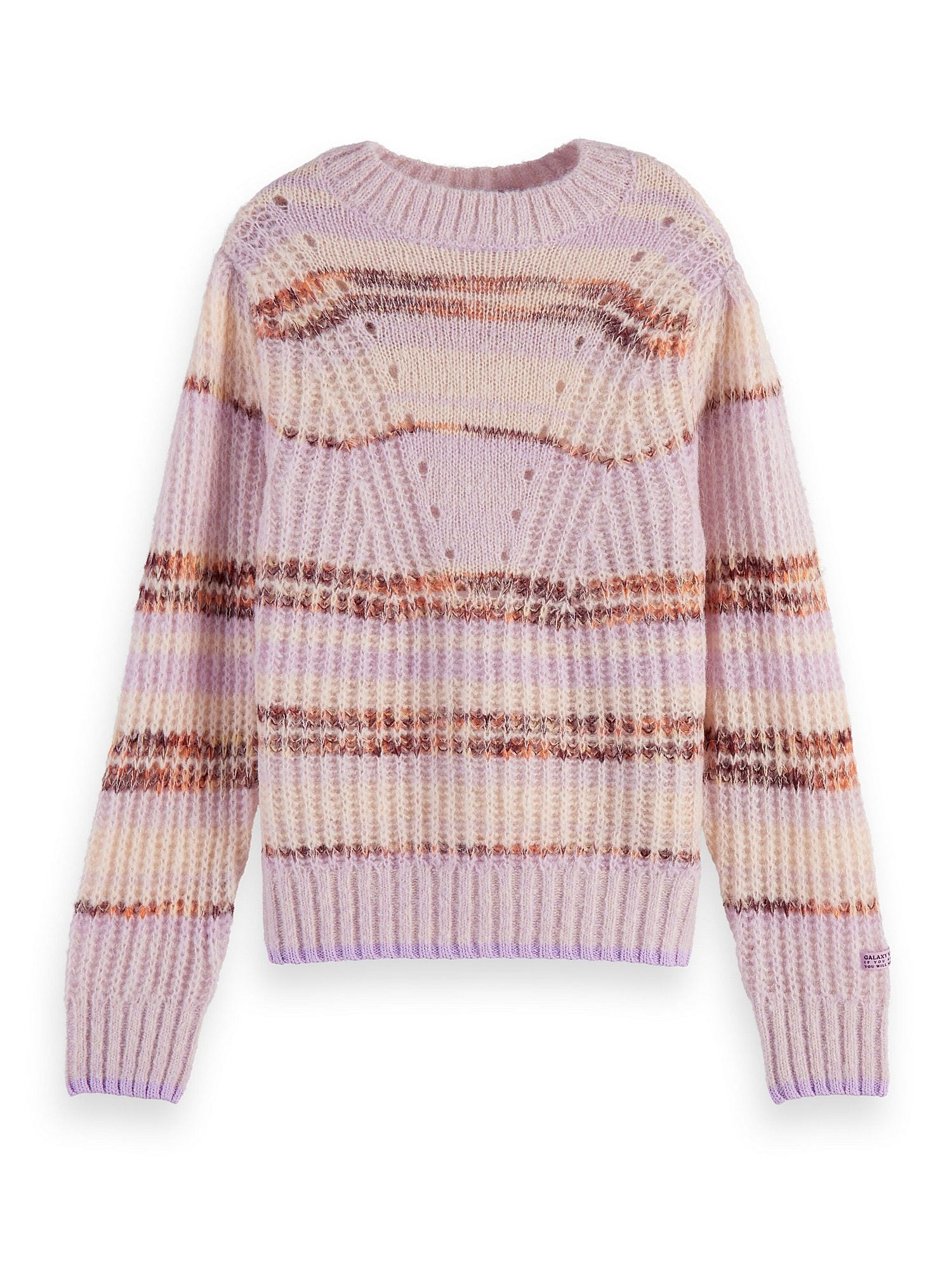 Scotch &amp; Soda Girls Puffy Sleeved Pullover - Lilac