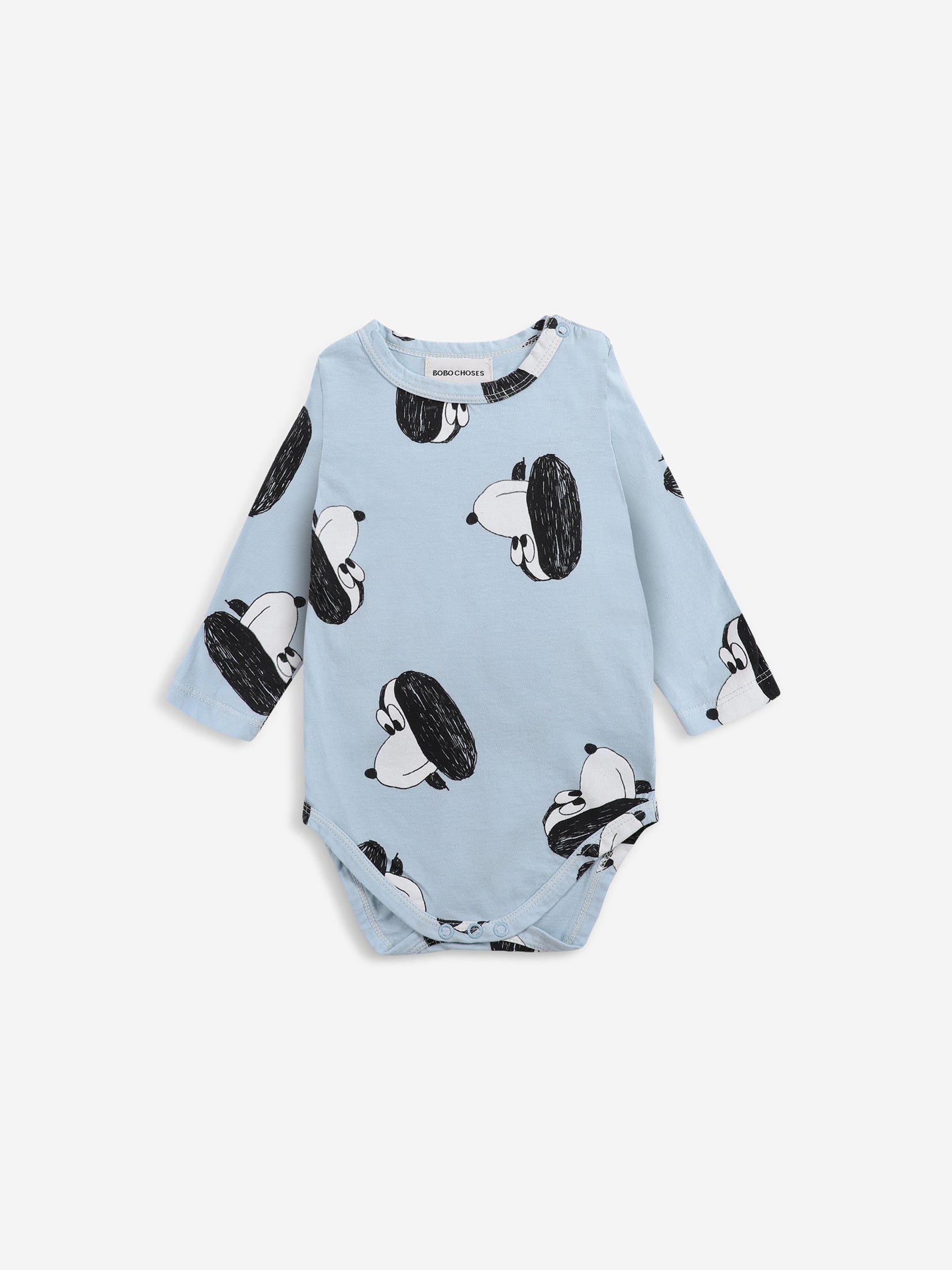 Bobo Choses Doggie All Over Bodysuit - Pale Blue – Dreams of Cuteness