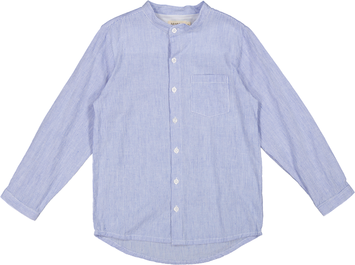 MarMar Copenhagen Theodore Shirt - Bolich Blue Stripe