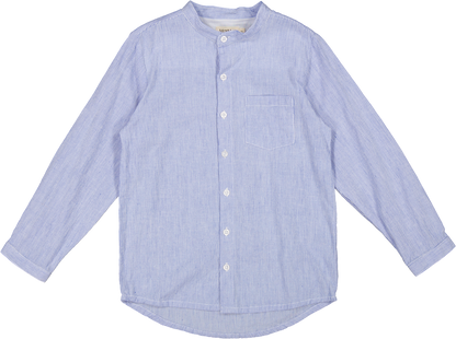 MarMar Copenhagen Theodore Shirt - Bolich Blue Stripe