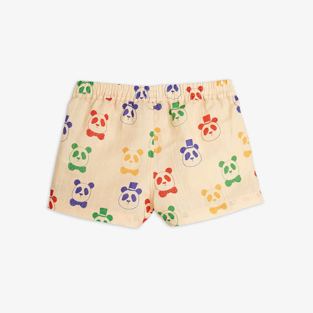 Mini Rodini Panda Woven Shorts - Beige