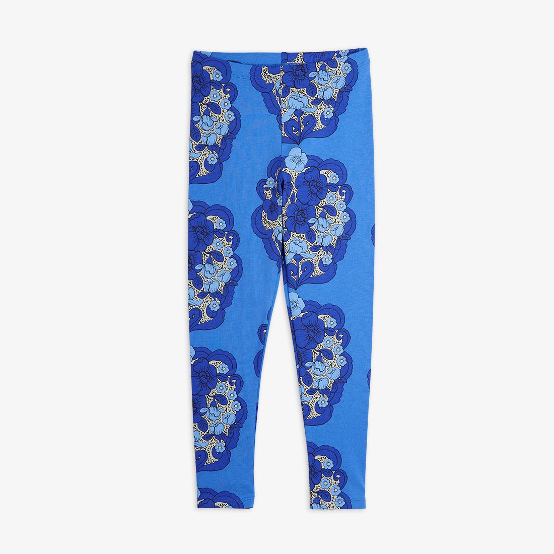 Mini Rodini Flower Leggings - Purple