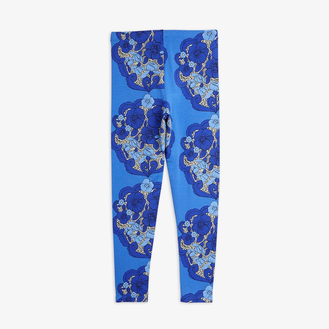 Mini Rodini Flower Leggings - Purple