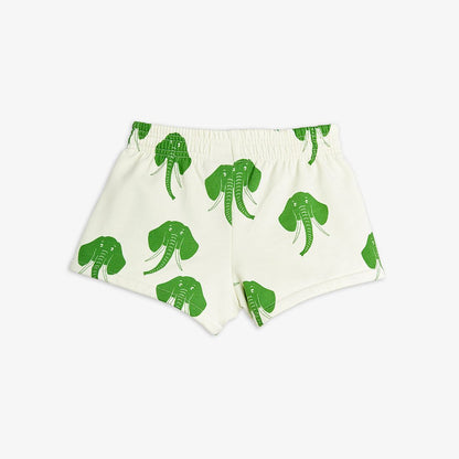 Mini Rodini Elephant Sweatshorts - Off-White