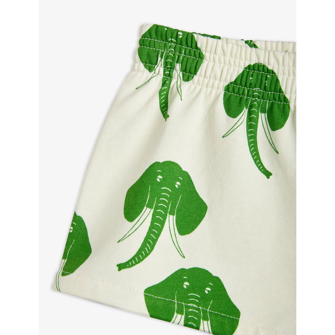 Mini Rodini Elephant Sweatshorts - Off-White