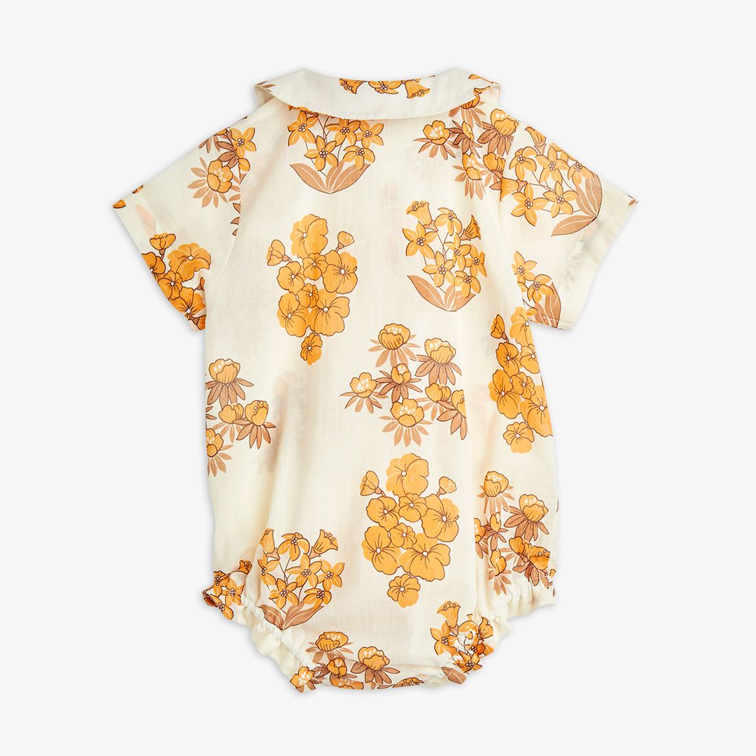 Mini Rodini Flowers Bodysuit - Beige