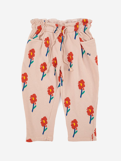 Bobo Choses Kids Jogging Pants - Flowers all Over