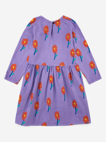 Bobo Choses Kids Woven Dress - Flowers all Over