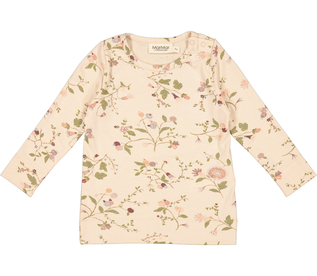 MarMar Copenhagen Longsleeve Teller Top - Marron Botanic