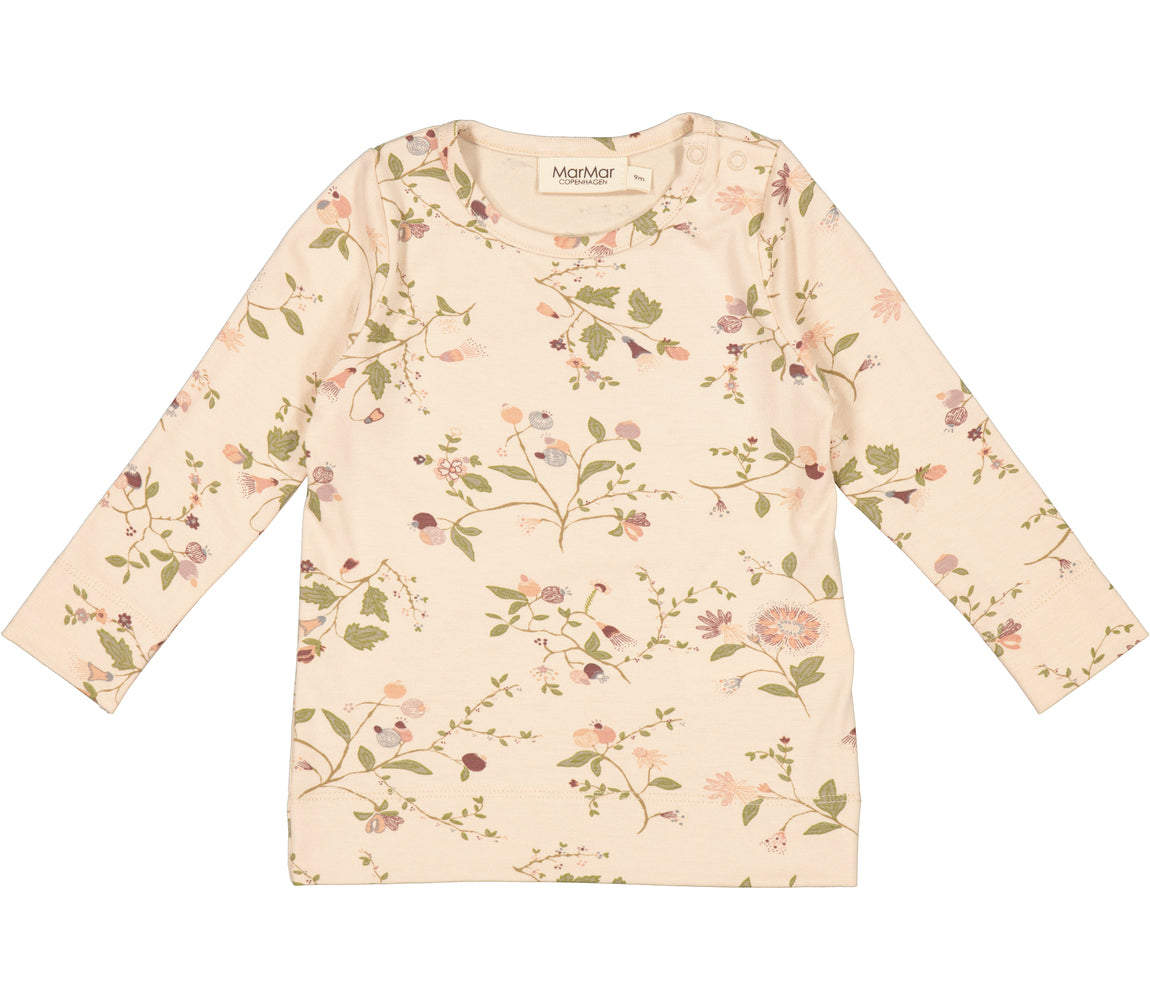 MarMar Copenhagen Longsleeve Teller Top - Marron Botanic