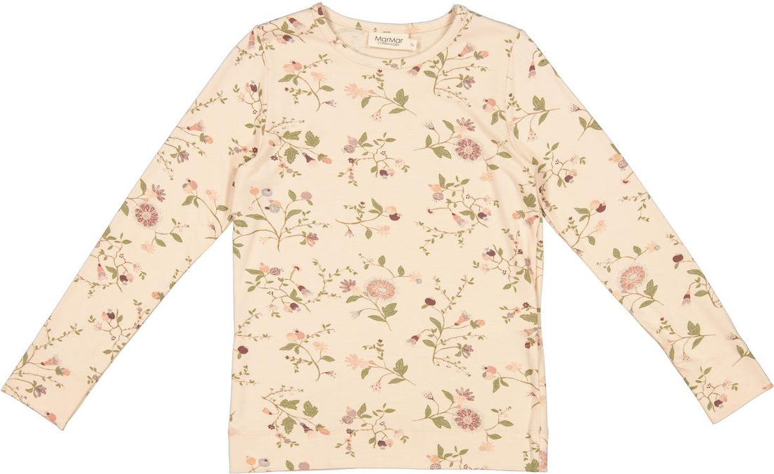 MarMar Copenhagen Longsleeve Teller Top - Marron Botanic