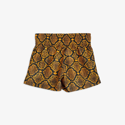 Mini Rodini Snake Skin Shorts - Brown