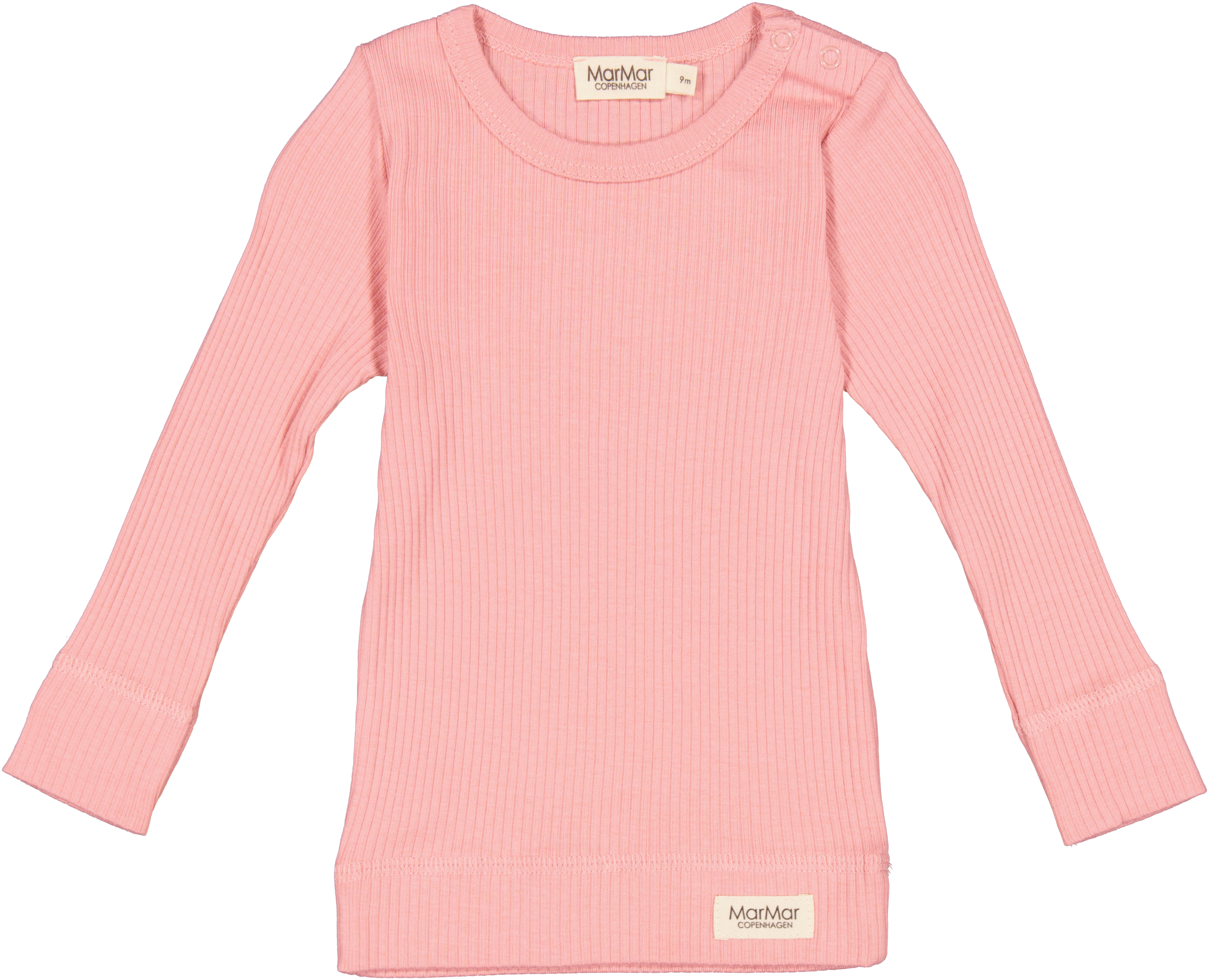 MarMar Copenhagen Long Sleeve Plain Top - Pink Delight