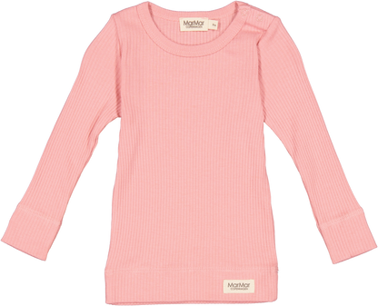 MarMar Copenhagen Long Sleeve Plain Top - Pink Delight