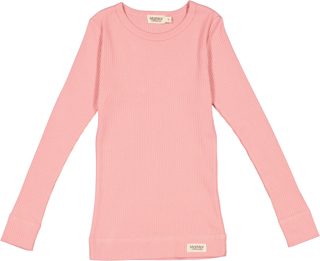 MarMar Copenhagen Long Sleeve Plain Top - Pink Delight