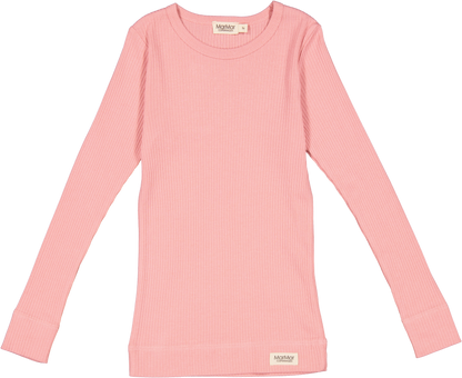 MarMar Copenhagen Long Sleeve Plain Top - Pink Delight