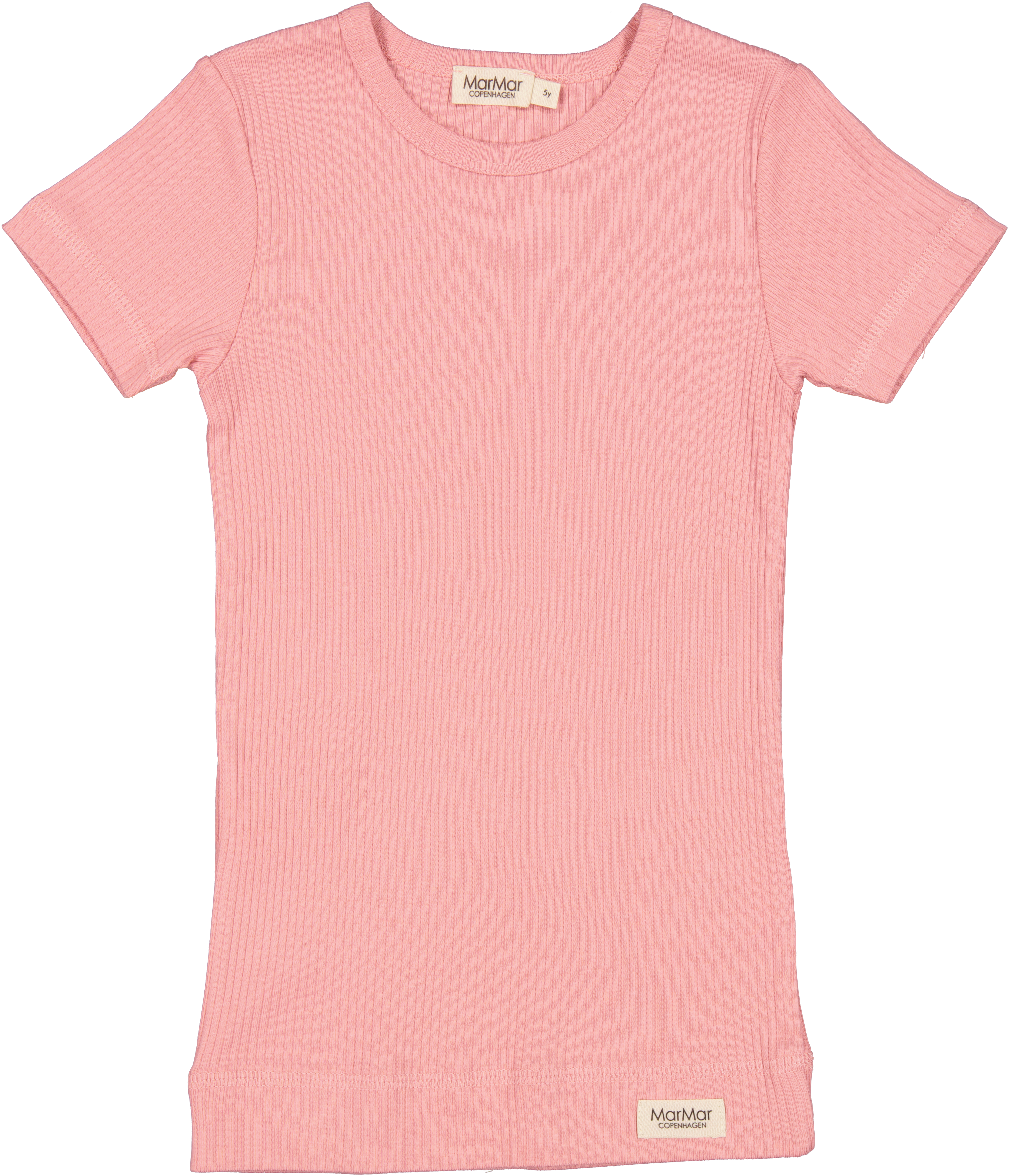 MarMar Copenhagen Short Sleeve Plain Top - Pink Delight