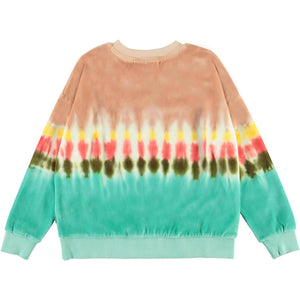 Molo Mika Sweatshirt - Tie Dye Stripe