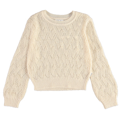 Molo Ginger Cardigan - Pearled Ivory